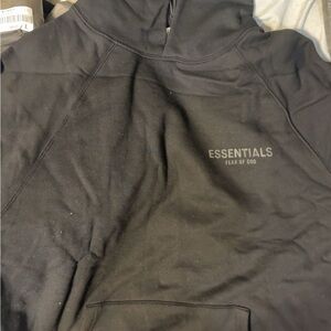 Fear of God Essentials Black Hoodie
